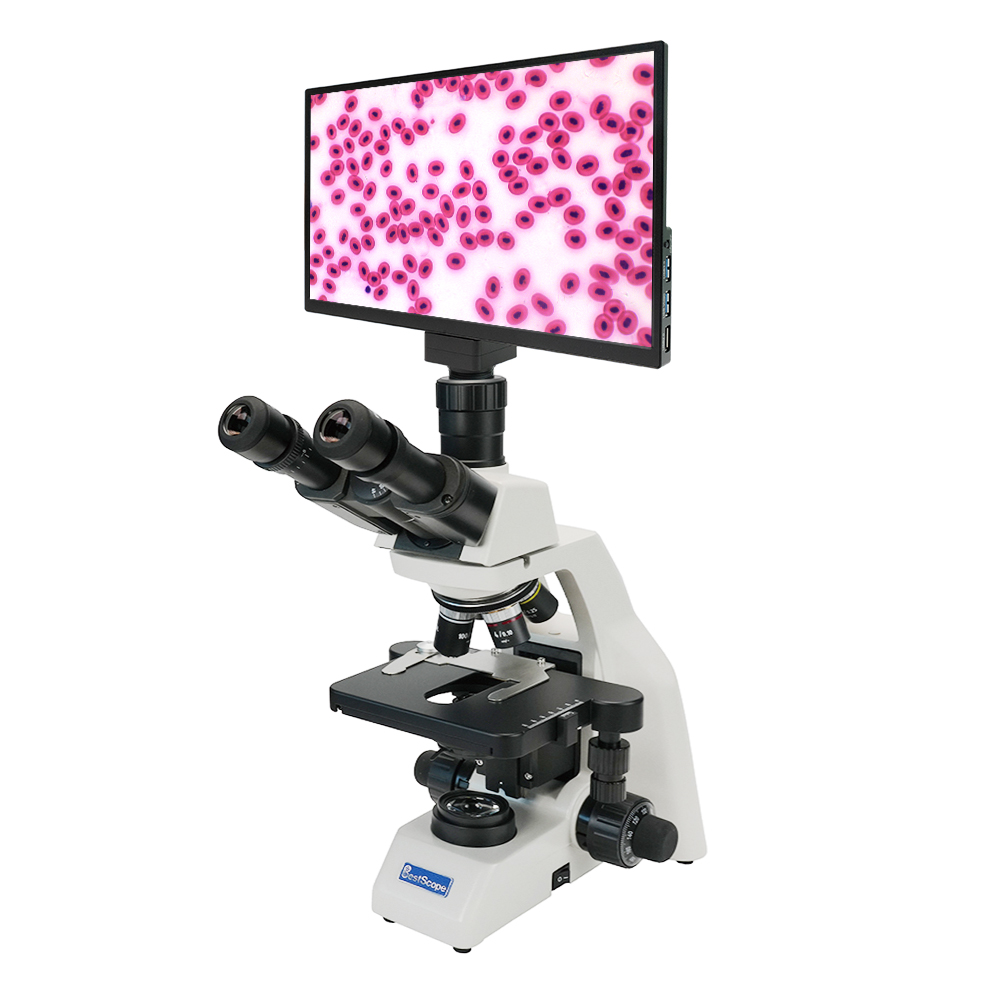 BS-2052BT(ECO) Trinocular Biological Microscope + BLC-480B All-in-one Digital Camera