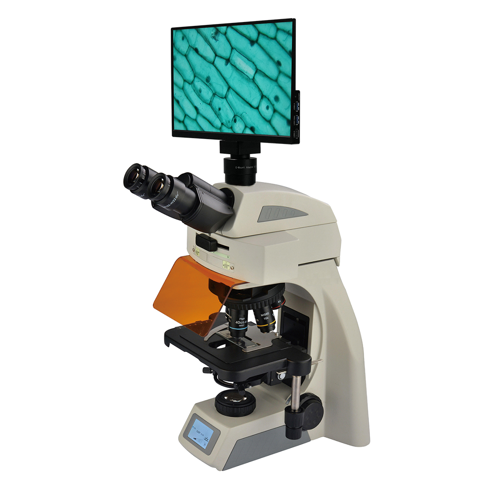 BS-2074FT(LED) Trinocular Fluorescent Microscope + BLC-480A All-in-one Digital Camera