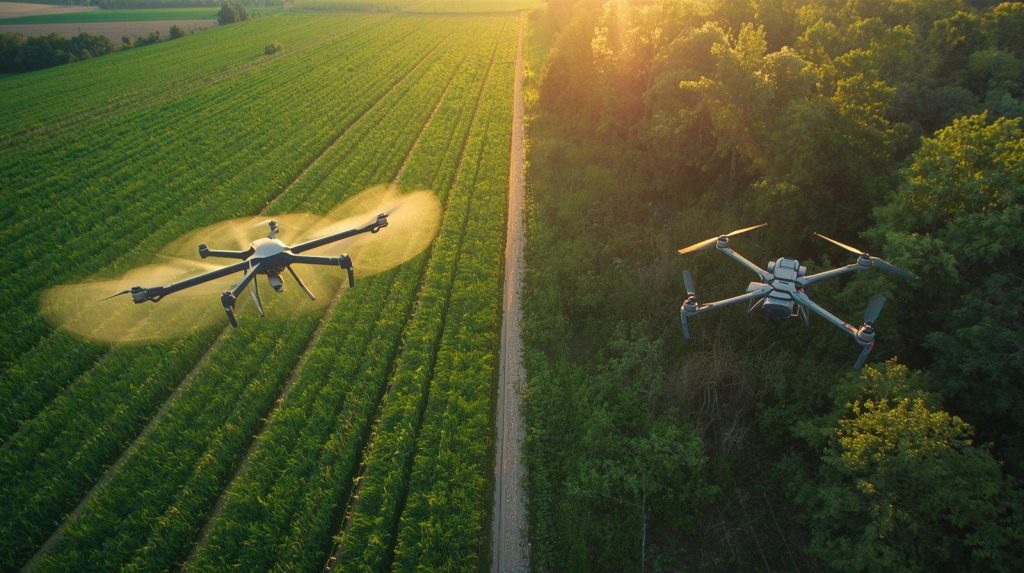 Drone in Agriculture and Forestry