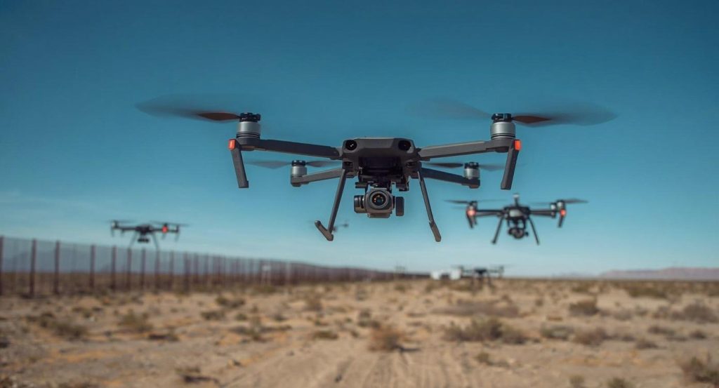 Drone in Border Security Monitoring