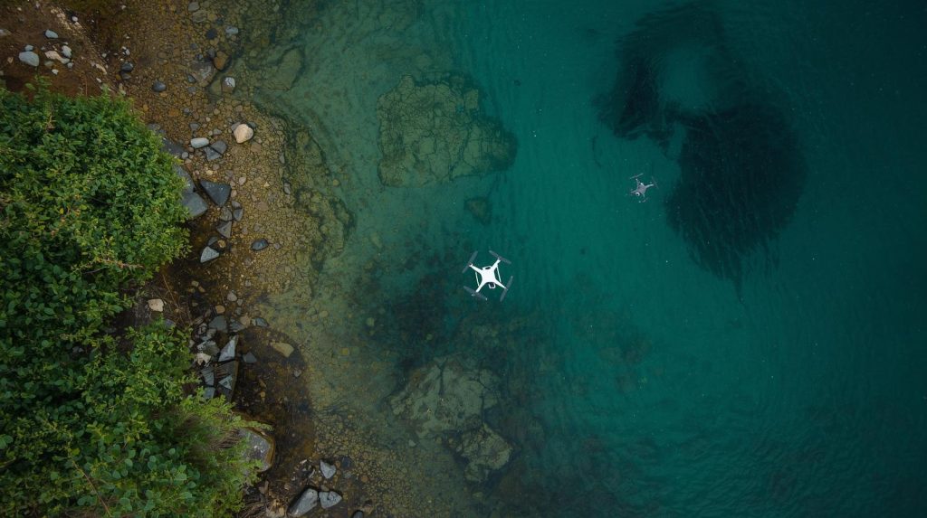 Drone in Coastal, Lake, and Forest Environmental Monitoring