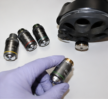 Parfocal Microscope Objectives Initial Preparation