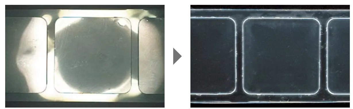 Left: Ring Light, Right: Bar Illuminator