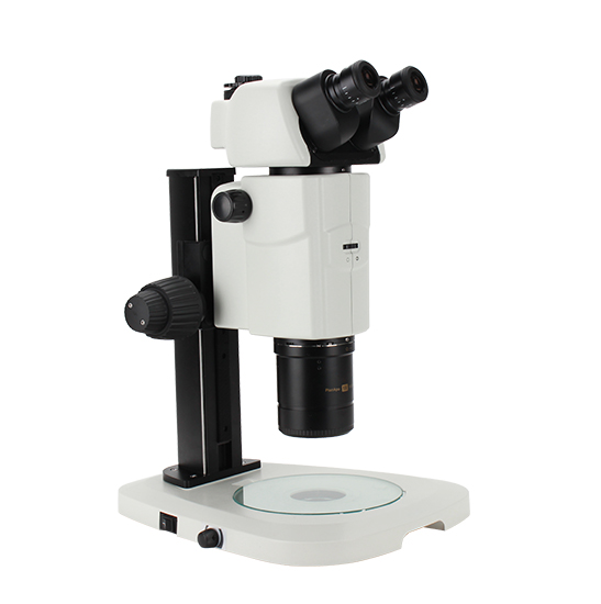 Microscope stéréo avec support mécanique & poignée, Microscopes