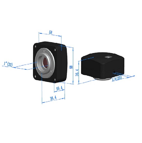 BUC1D-310C C-mount USB2.0 CMOS Camera