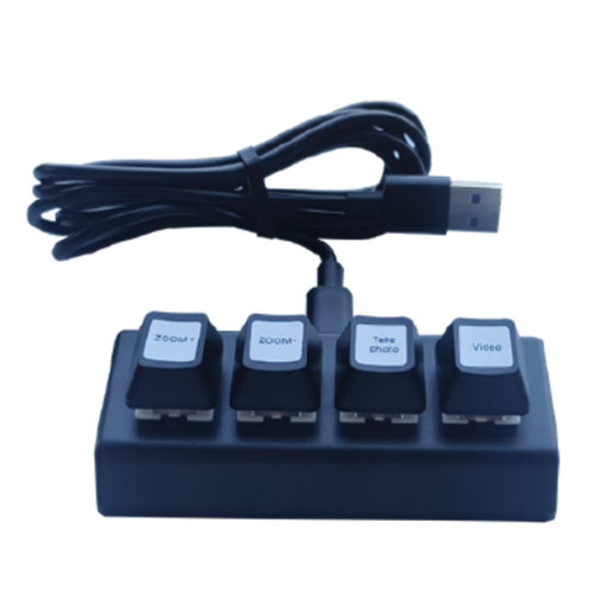 4-key Keyboard USB Key Board for Camera Accessories