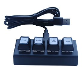 4-key Keyboard USB Key Board for Camera Accessories
