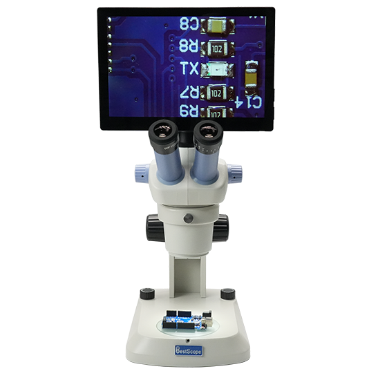 BLM4-320 LCD Digital Zoom Stereo Microscope
