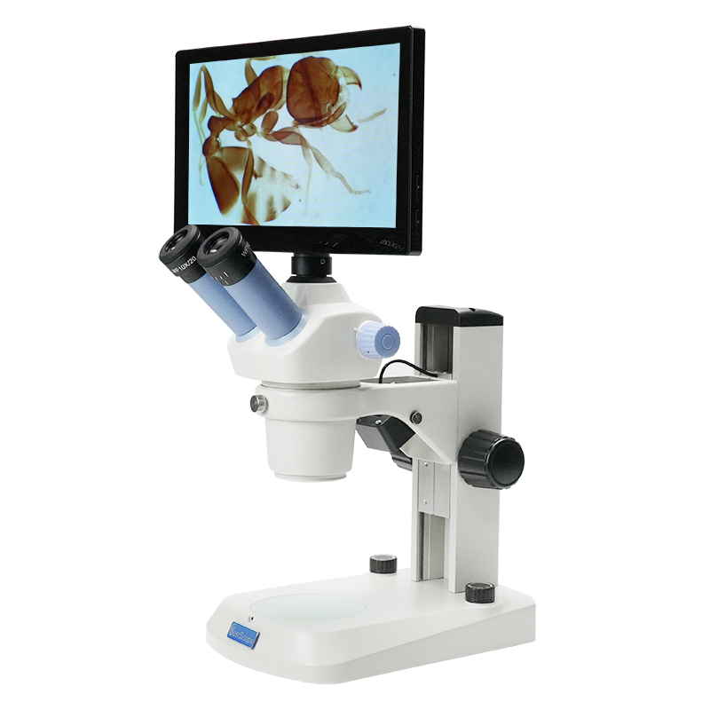 BLM4-320 Touched LCD Digital Zoom Stereo Microscope