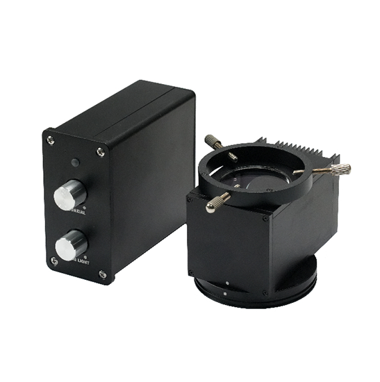 BCR-48 Stereo Microscope External Coaxial & Ring Light Illuminator