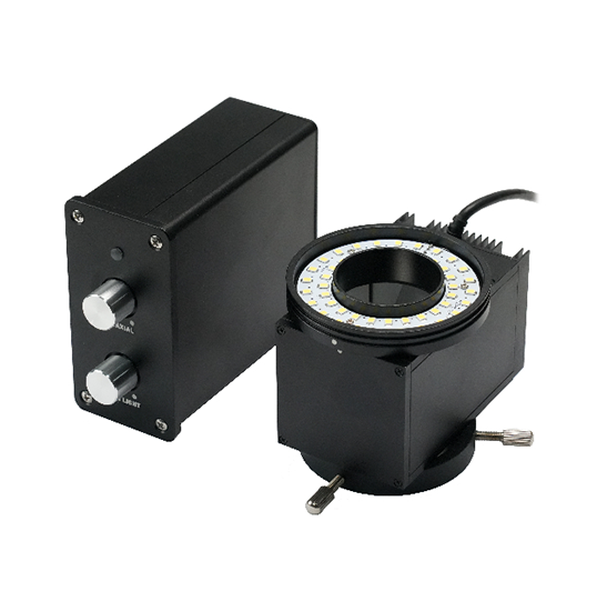 BCR-48 Stereo Microscope External Coaxial & Ring Light Illuminator